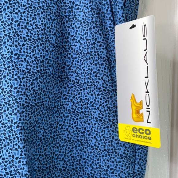 Jack Nicklaus - Golf Shorts Mens 30 Blue 9” Inseam Geometric Leopard Print - Picture 5 of 8